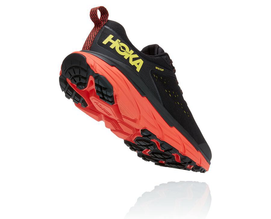 Hoka One One Trainers Mens Black/Red - Challenger ATR 6 GORE-TEX - 91276QBEW